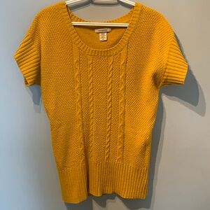 Covington Mustard Knit Top